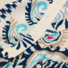 White Printed Tribal Print Bracelet Sleeve Buttoned Mini Dress - Image 8