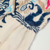 White Printed Tribal Print Bracelet Sleeve Buttoned Mini Dress - Image 10