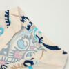 White Printed Tribal Print Bracelet Sleeve Buttoned Mini Dress - Image 7