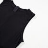Black Cinched Waist Sleeveless Wide Leg Jumpsuit - Image 21